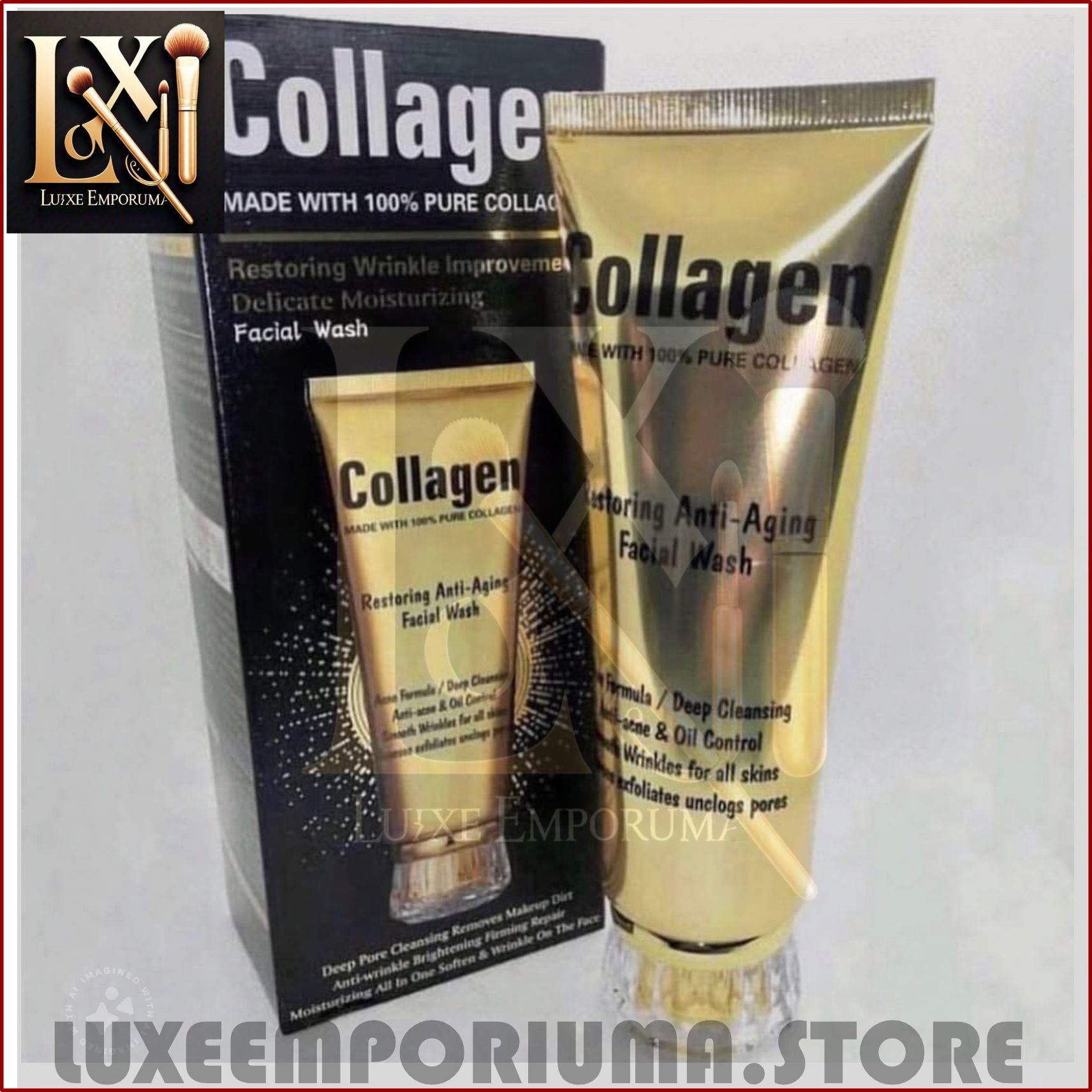 100% Collagen Anti-Ag-ing And Anti-Acne Facial Wash 120ml