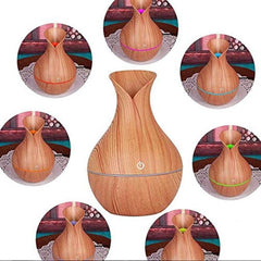 130Ml Wood Grain Aromatherapy Quiet Air Humidifier Essential Oil Diffuser Aroma Moistener